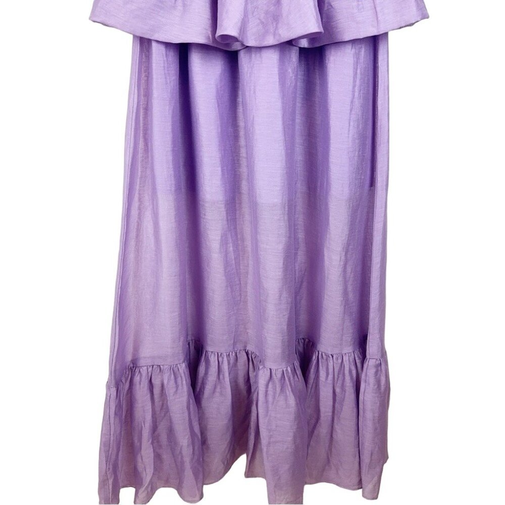NWT Elliatt Purity Peplum Maxi Dress - Picture 7 of 9